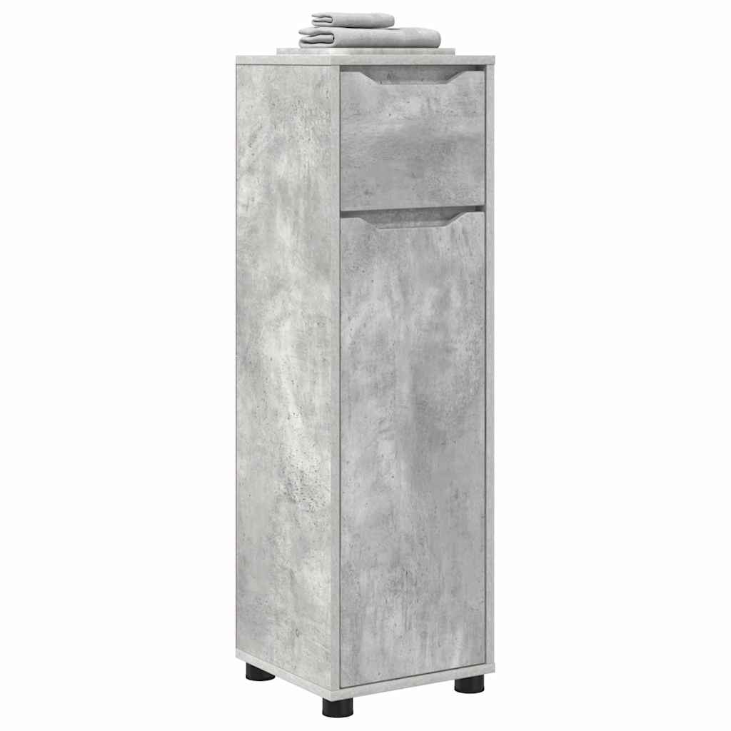 Kupaonski ormar s ladicama Betonski sivi 30,5 x 30 x 101 cm