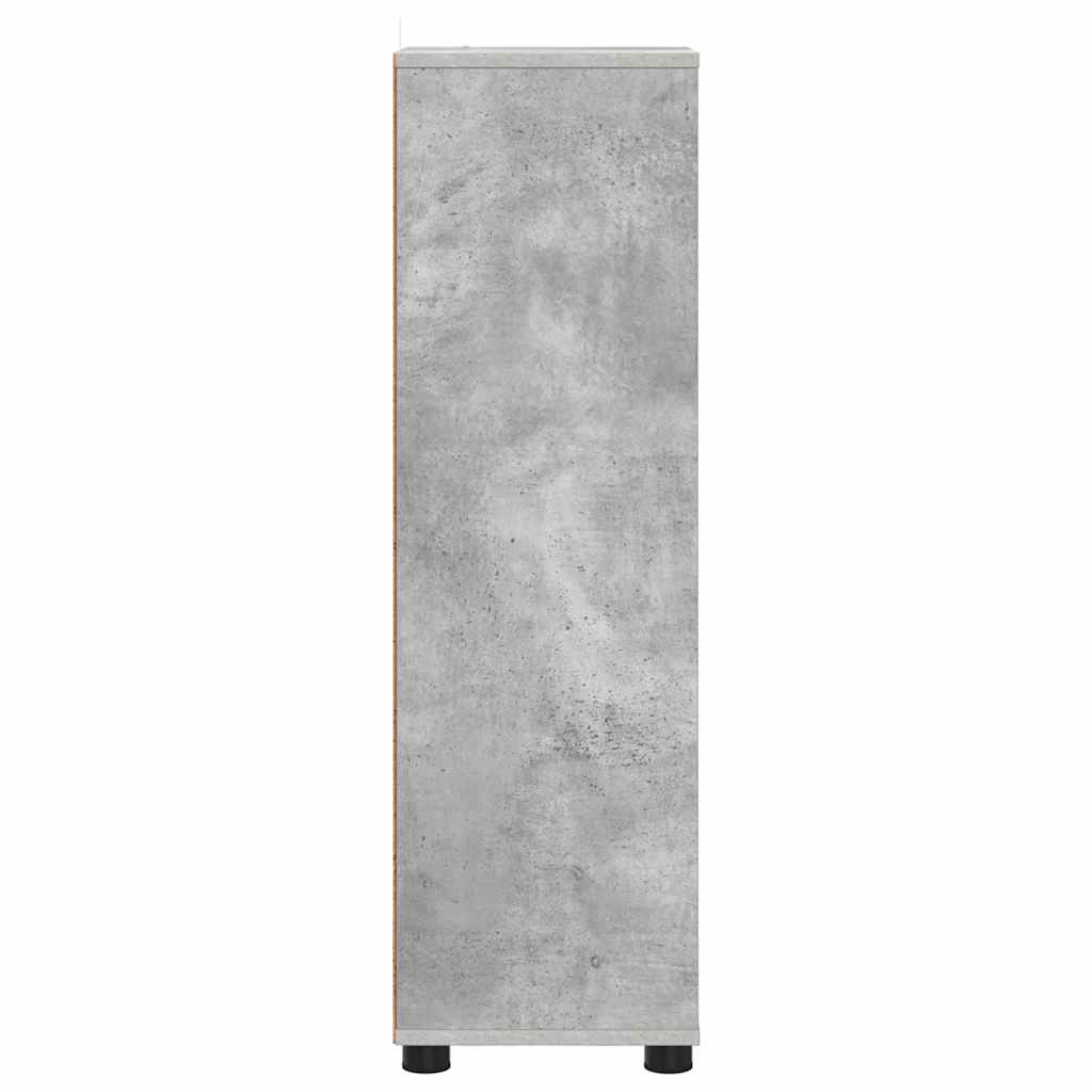 Kupaonski ormar s ladicama Betonski sivi 30,5 x 30 x 101 cm