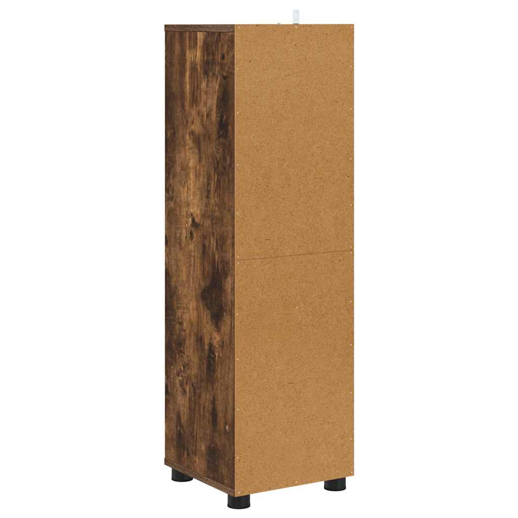 Kupaonski ormar s ladicama Dimljeni hrast 30,5 x 30 x 101 cm