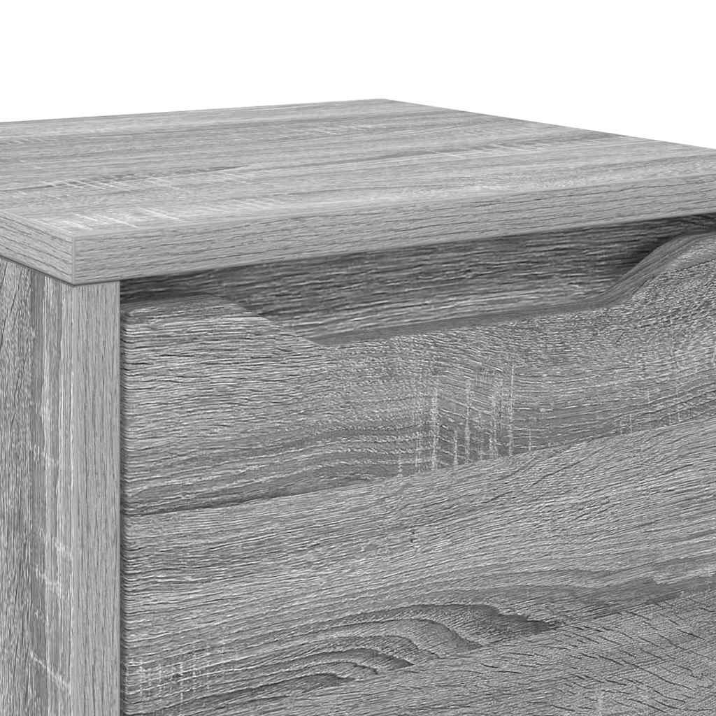 Kupaonski ormar s ladicama Siva Sonoma 30,5 x 30 x 101 cm