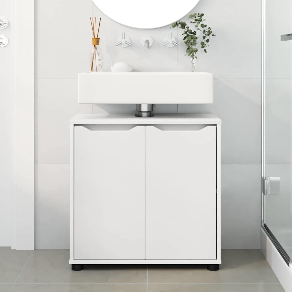 Ormarić za umivaonik Bijelo 60 x 30 x 60 cm Konstruirano drvo