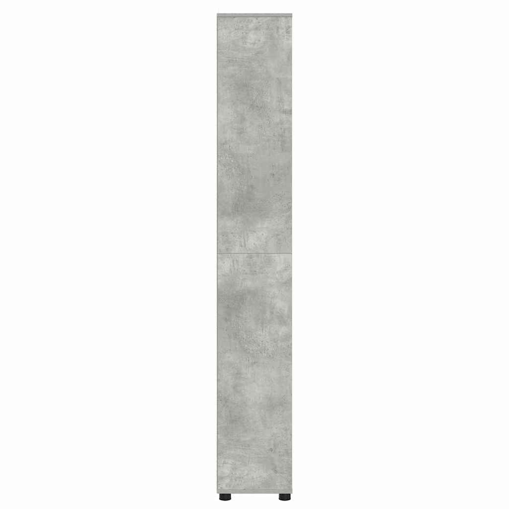 Kupaonski ormar s policom Betonski sivi 30,5 x 30 x 195 cm