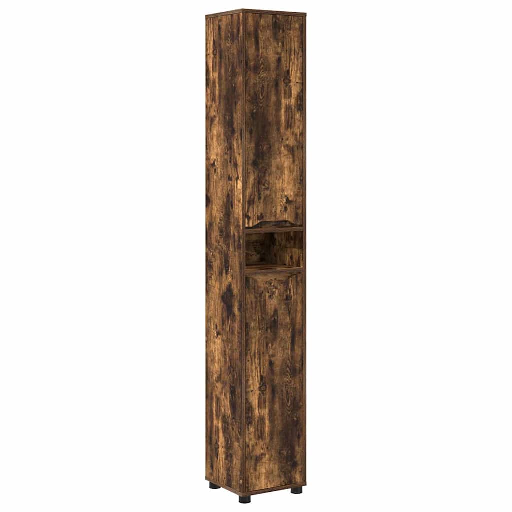 Kupaonski ormar s policom Dimljeni hrast 30,5 x 30 x 195 cm