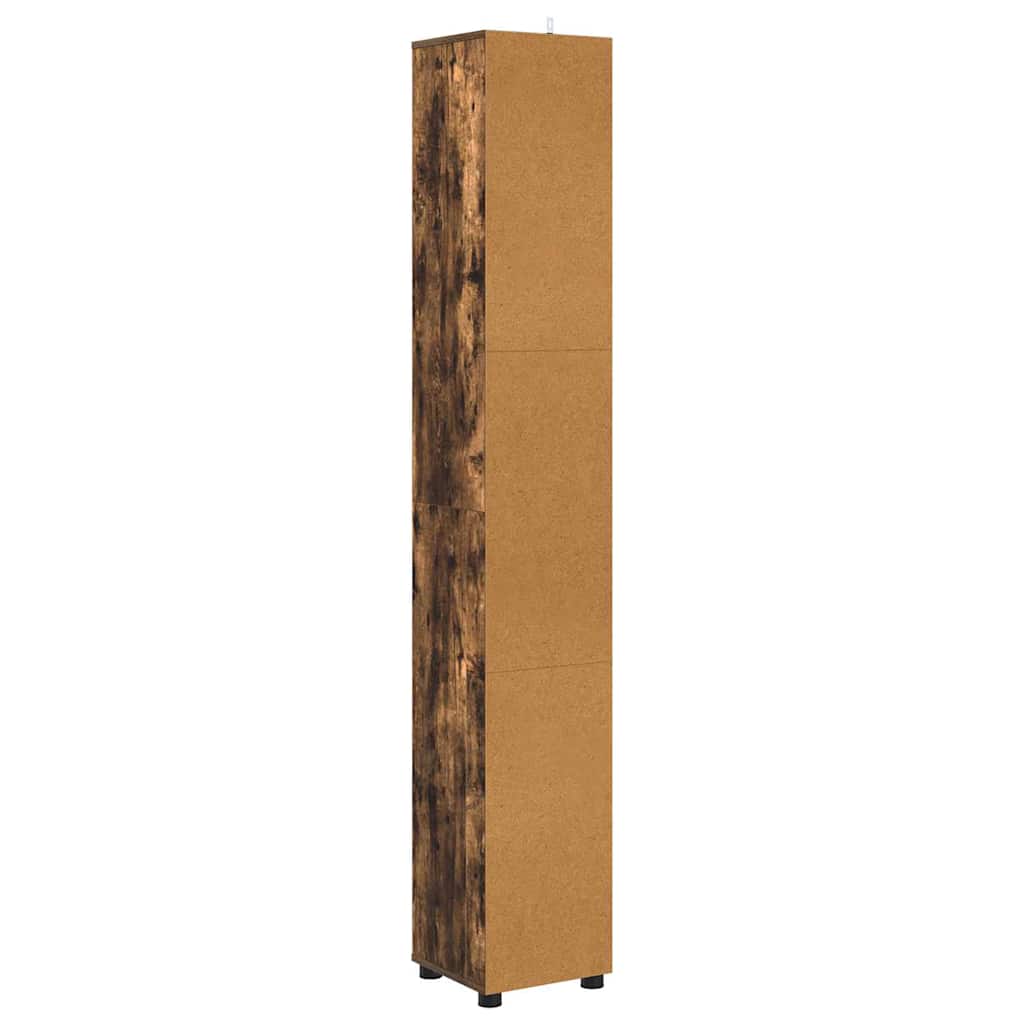 Kupaonski ormar s policom Dimljeni hrast 30,5 x 30 x 195 cm