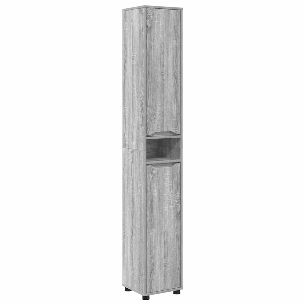 Kupaonski ormar s policom Siva Sonoma 30,5 x 30 x 195 cm
