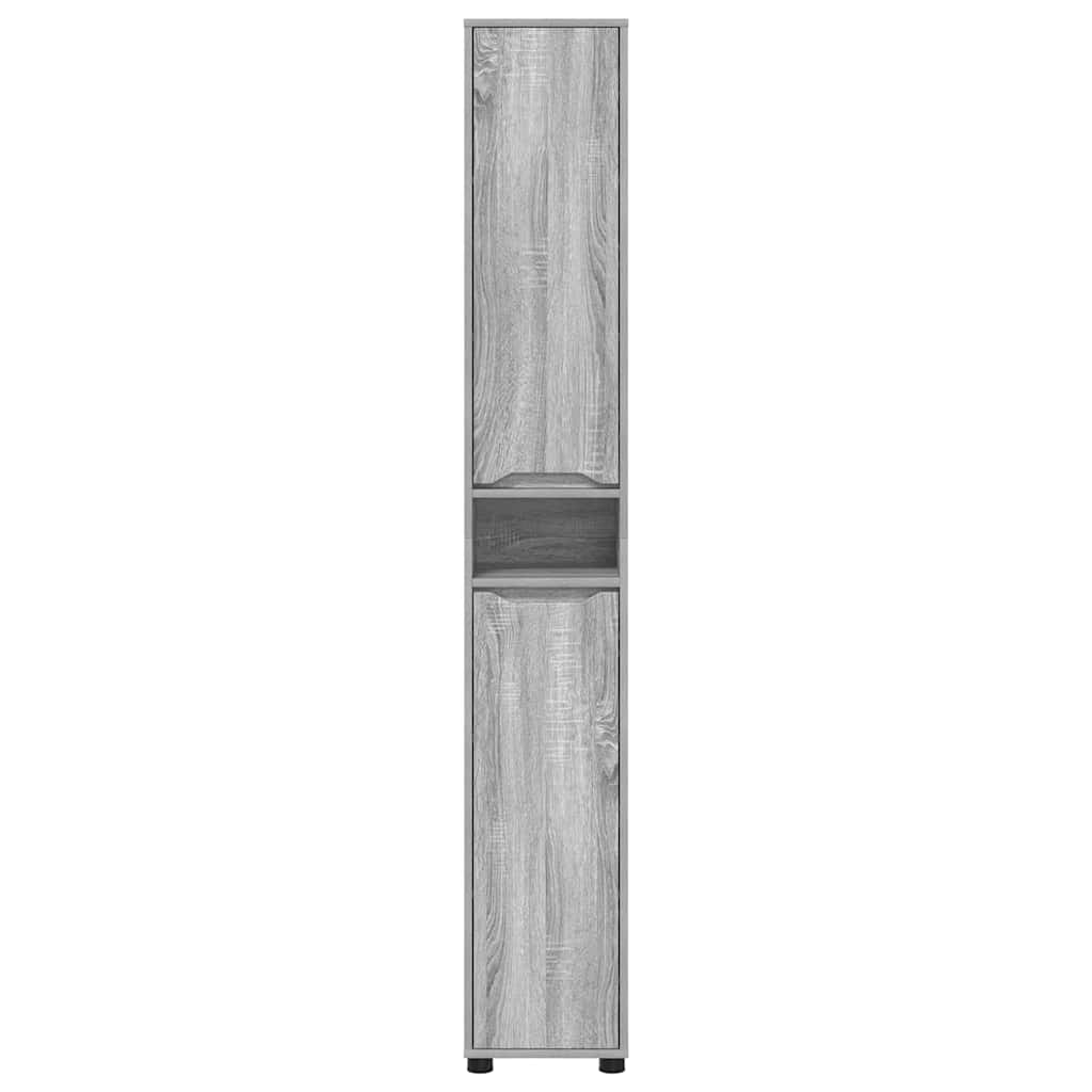 Kupaonski ormar s policom Siva Sonoma 30,5 x 30 x 195 cm