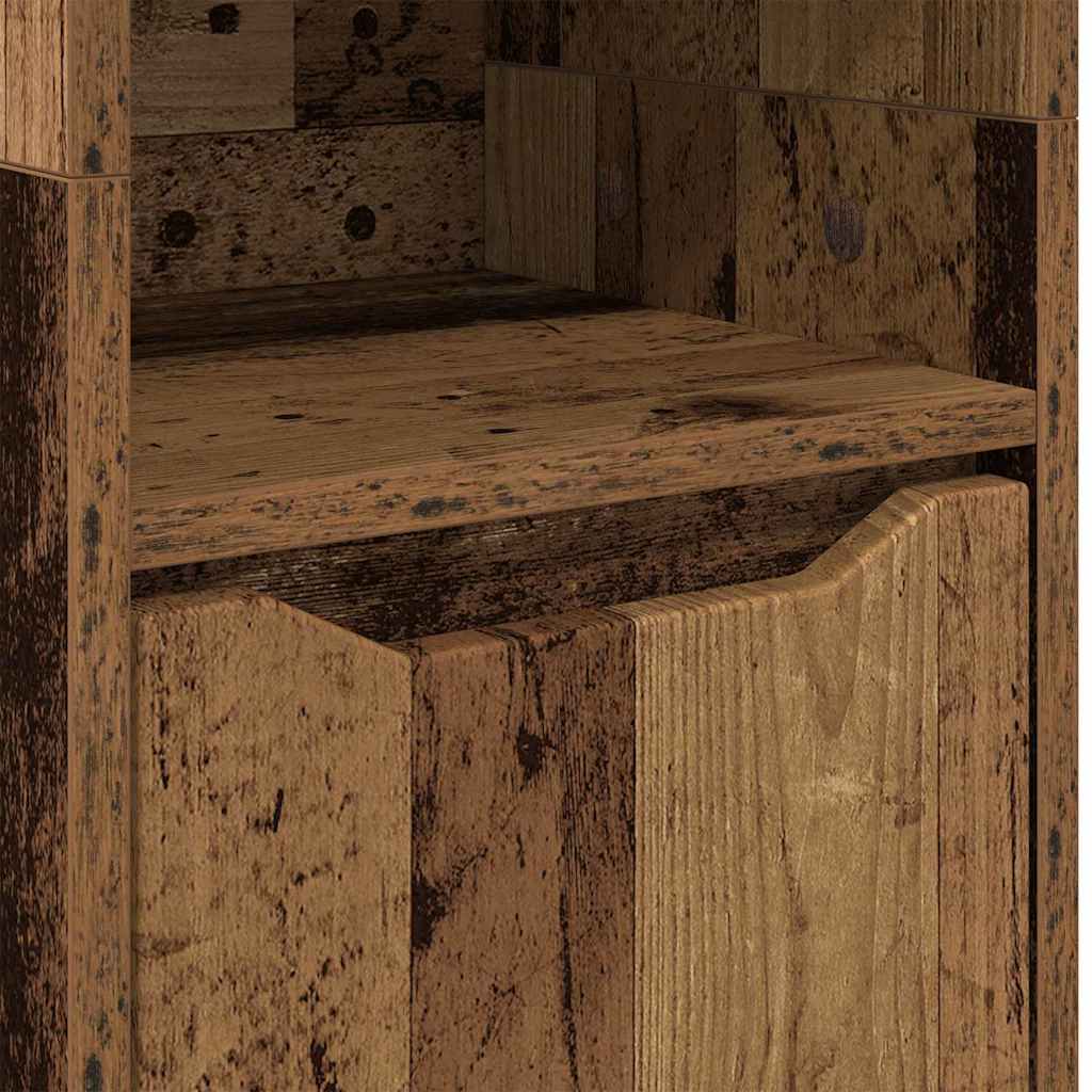 Kupaonski ormar Staro drvo 30,5 x 30 x 195 cm Konstruirano drvo