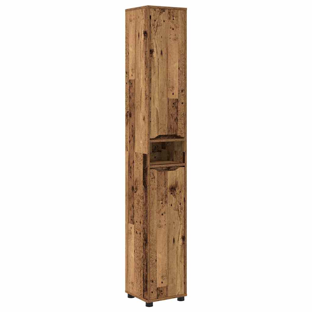 Kupaonski ormar Staro drvo 30,5 x 30 x 195 cm Konstruirano drvo