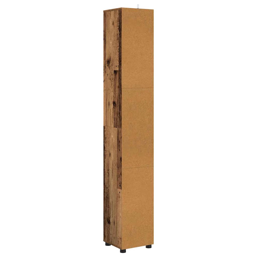 Kupaonski ormar Staro drvo 30,5 x 30 x 195 cm Konstruirano drvo