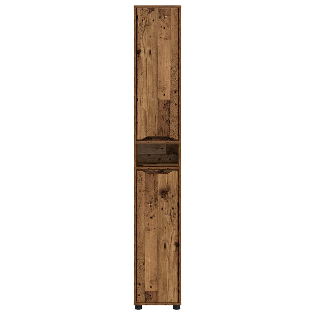 Kupaonski ormar Staro drvo 30,5 x 30 x 195 cm Konstruirano drvo