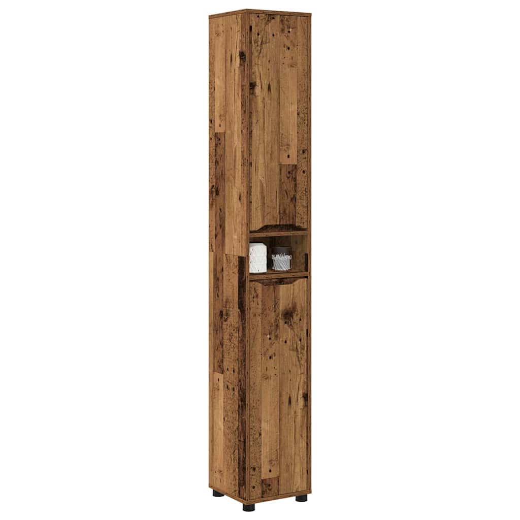 Kupaonski ormar Staro drvo 30,5 x 30 x 195 cm Konstruirano drvo