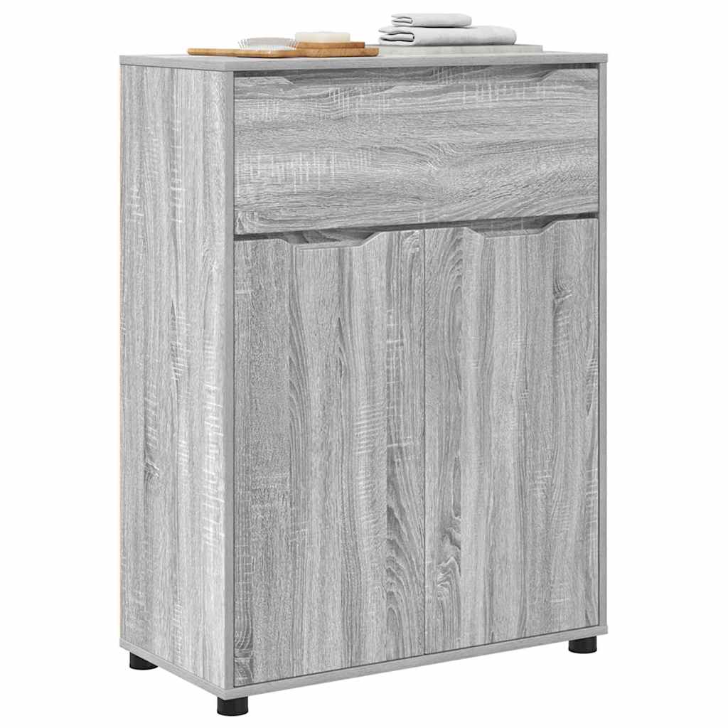 Kupaonski ormar s ladicama Siva Sonoma 72,5 x 36,5 x 100 cm