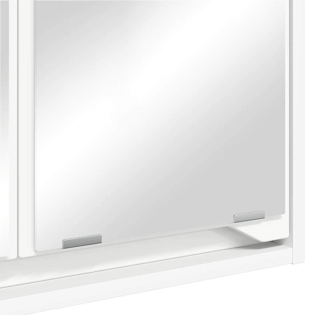 Kupaonski ormar s ogledalom s policom Bijelo 60 x 20 x 60 cm