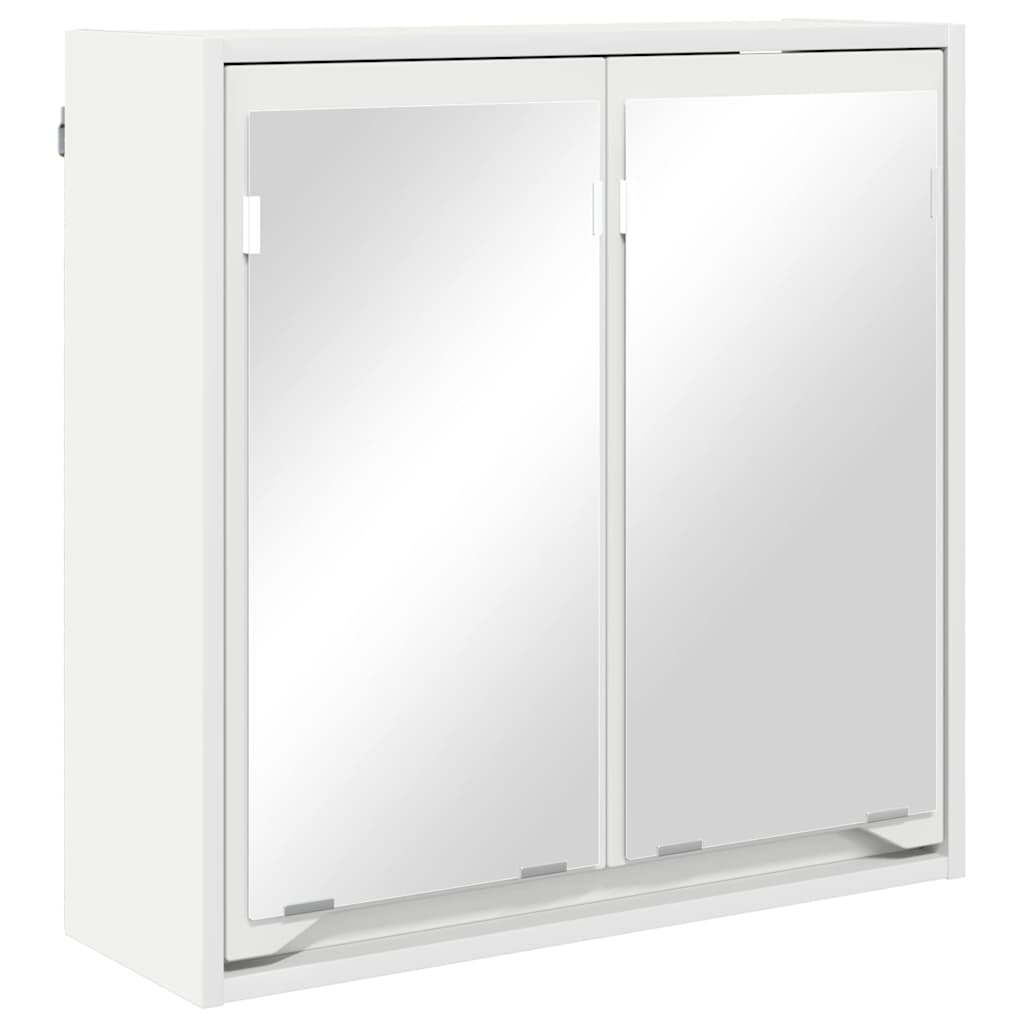 Kupaonski ormar s ogledalom s policom Bijelo 60 x 20 x 60 cm