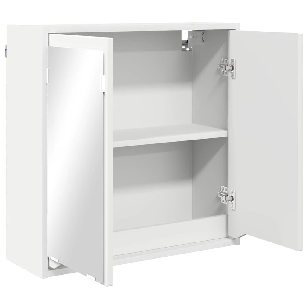 Kupaonski ormar s ogledalom s policom Bijelo 60 x 20 x 60 cm