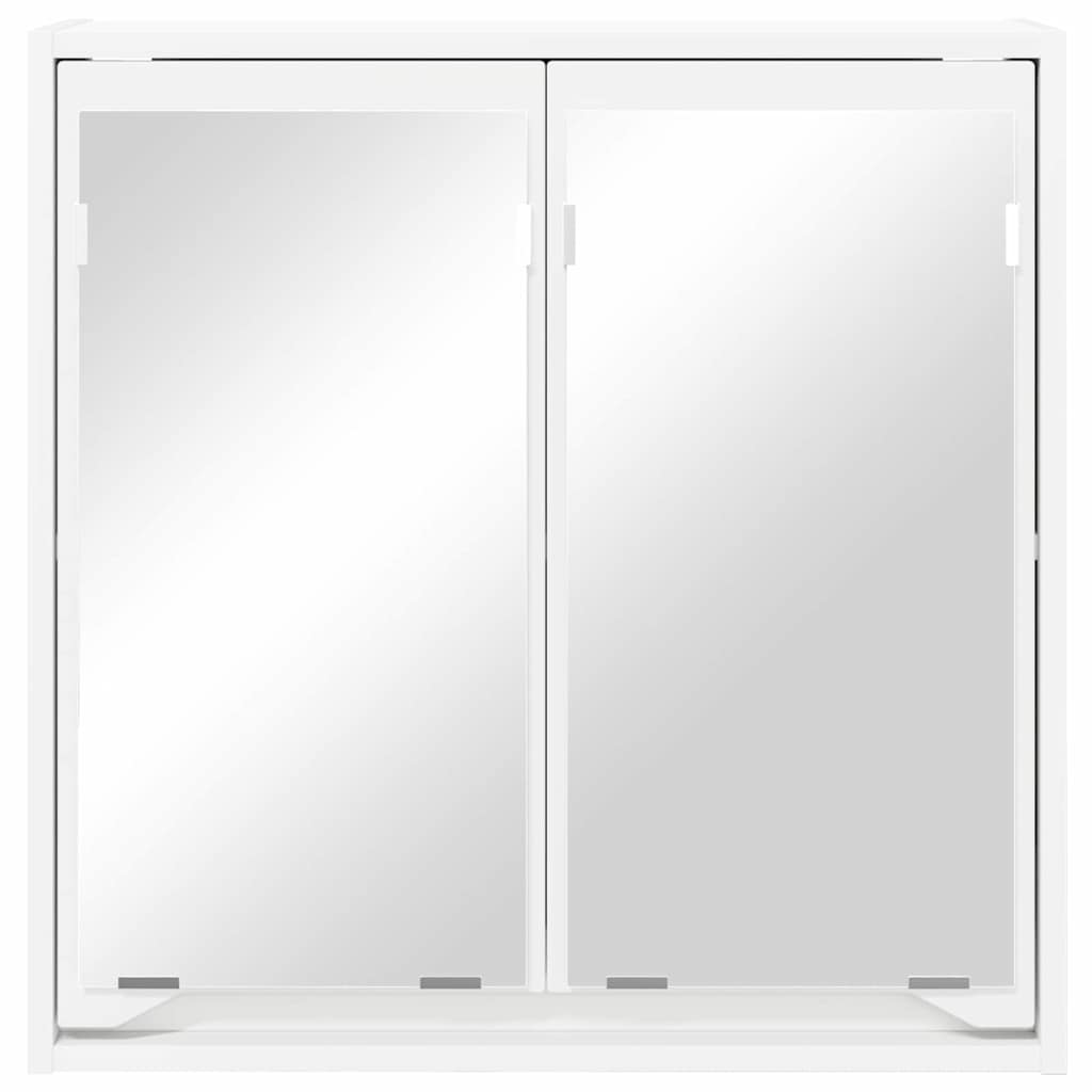 Kupaonski ormar s ogledalom s policom Bijelo 60 x 20 x 60 cm