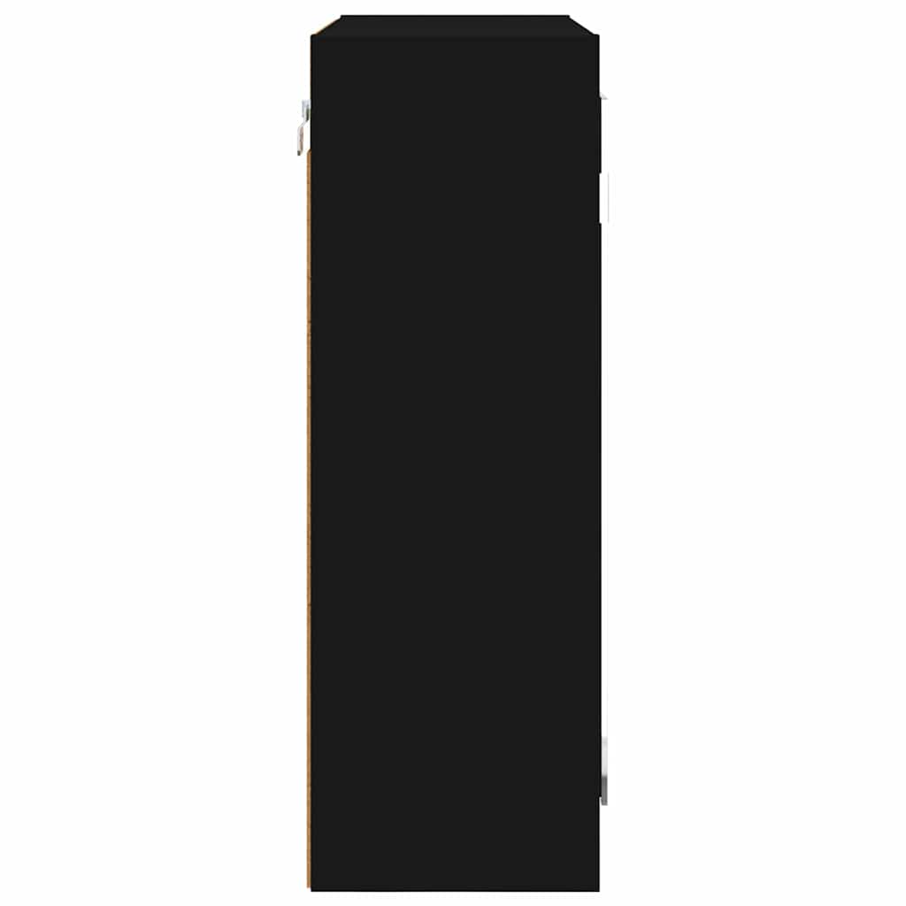 Kupaonski ormar s ogledalom s policom Crna 60 x 20 x 60 cm