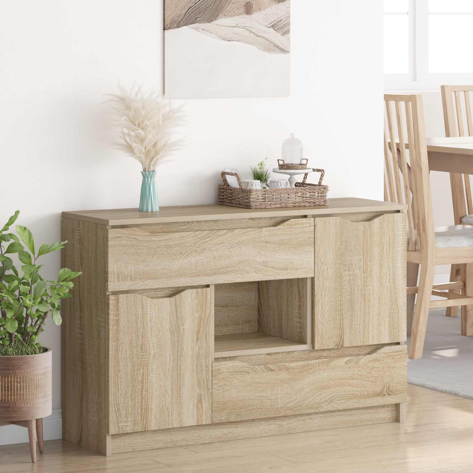 Kreveta Sonoma hrast 100 x 30 x 65,6 Konstruirano drvo