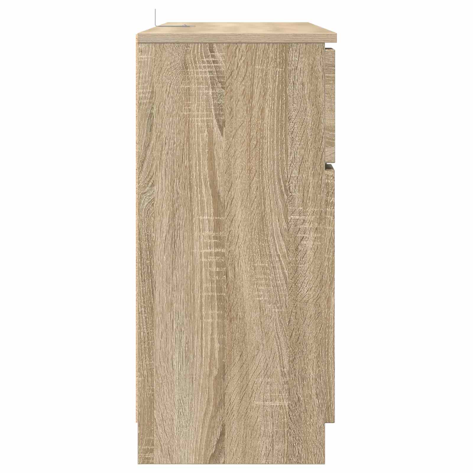 Kreveta Sonoma hrast 100 x 30 x 65,6 Konstruirano drvo