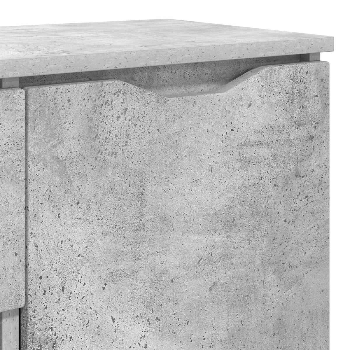 Kreveta Betonski sivi 100 x 30 x 65,6 Konstruirano drvo
