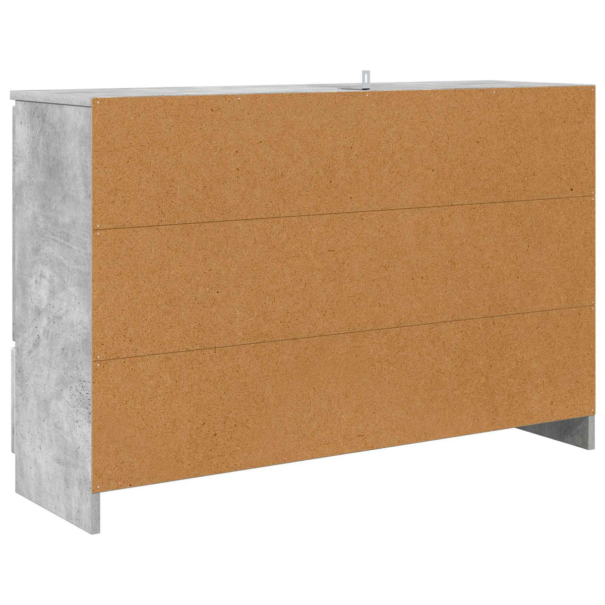 Kreveta Betonski sivi 100 x 30 x 65,6 Konstruirano drvo