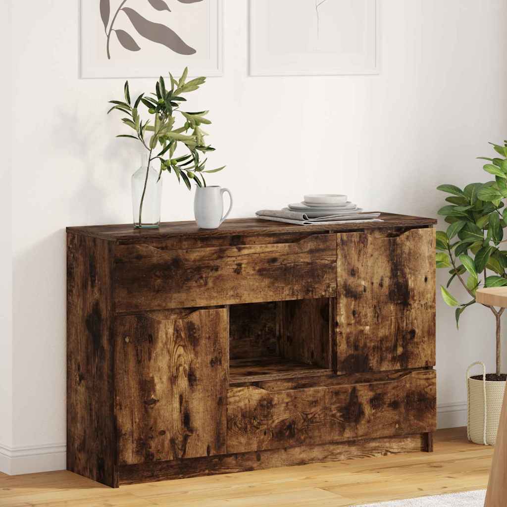Kreveta Dimljeni hrast 100 x 30 x 65,6 Konstruirano drvo