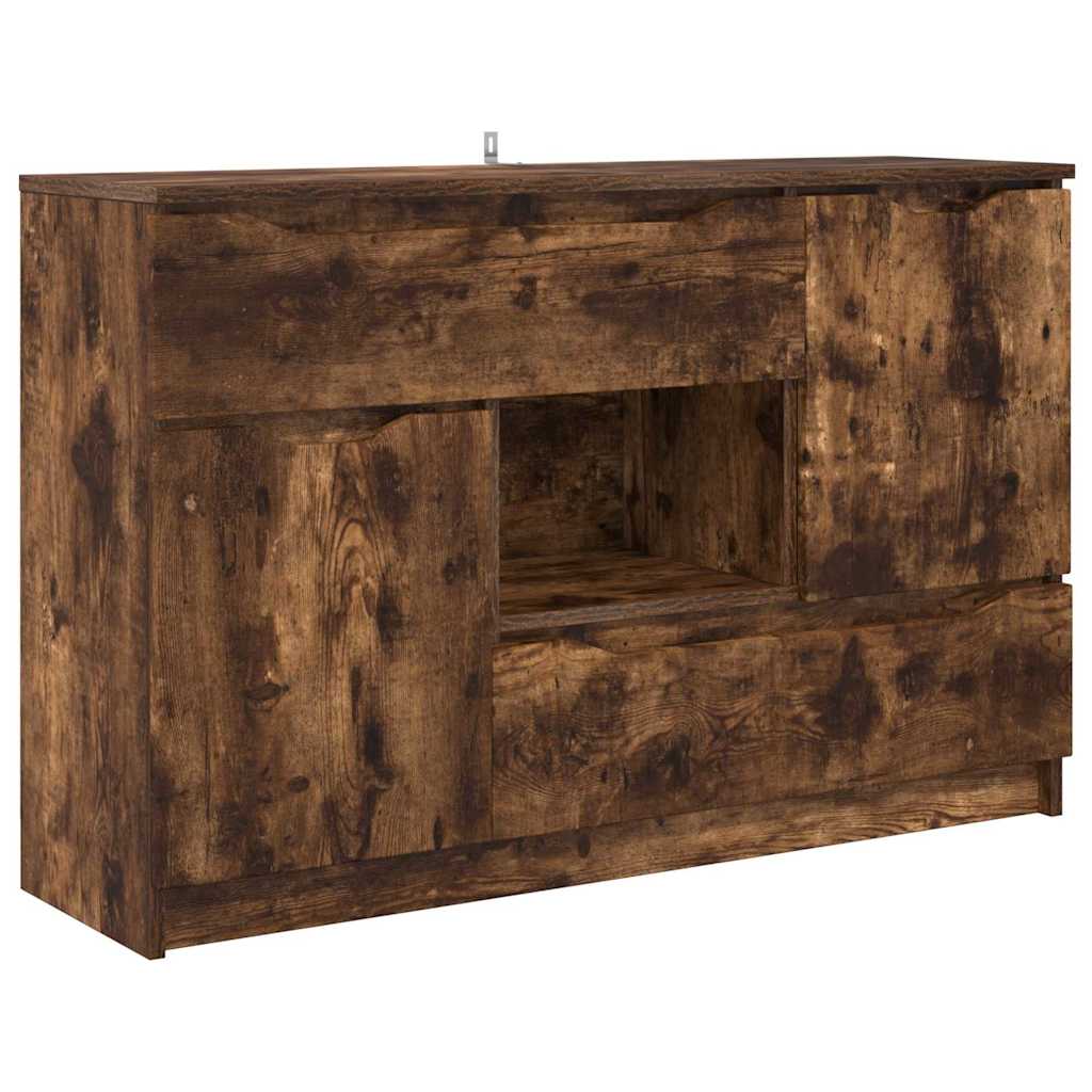 Kreveta Dimljeni hrast 100 x 30 x 65,6 Konstruirano drvo