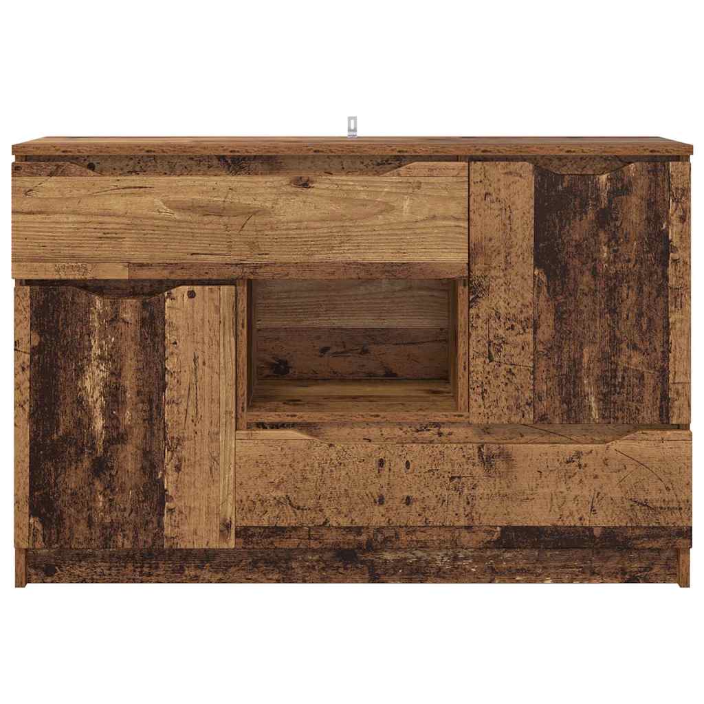 Kreveta s ladicama Staro drvo 100 x 30 x 65,6 Konstruirano drvo