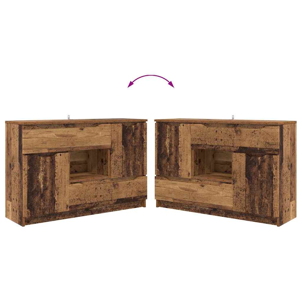 Kreveta s ladicama Staro drvo 100 x 30 x 65,6 Konstruirano drvo