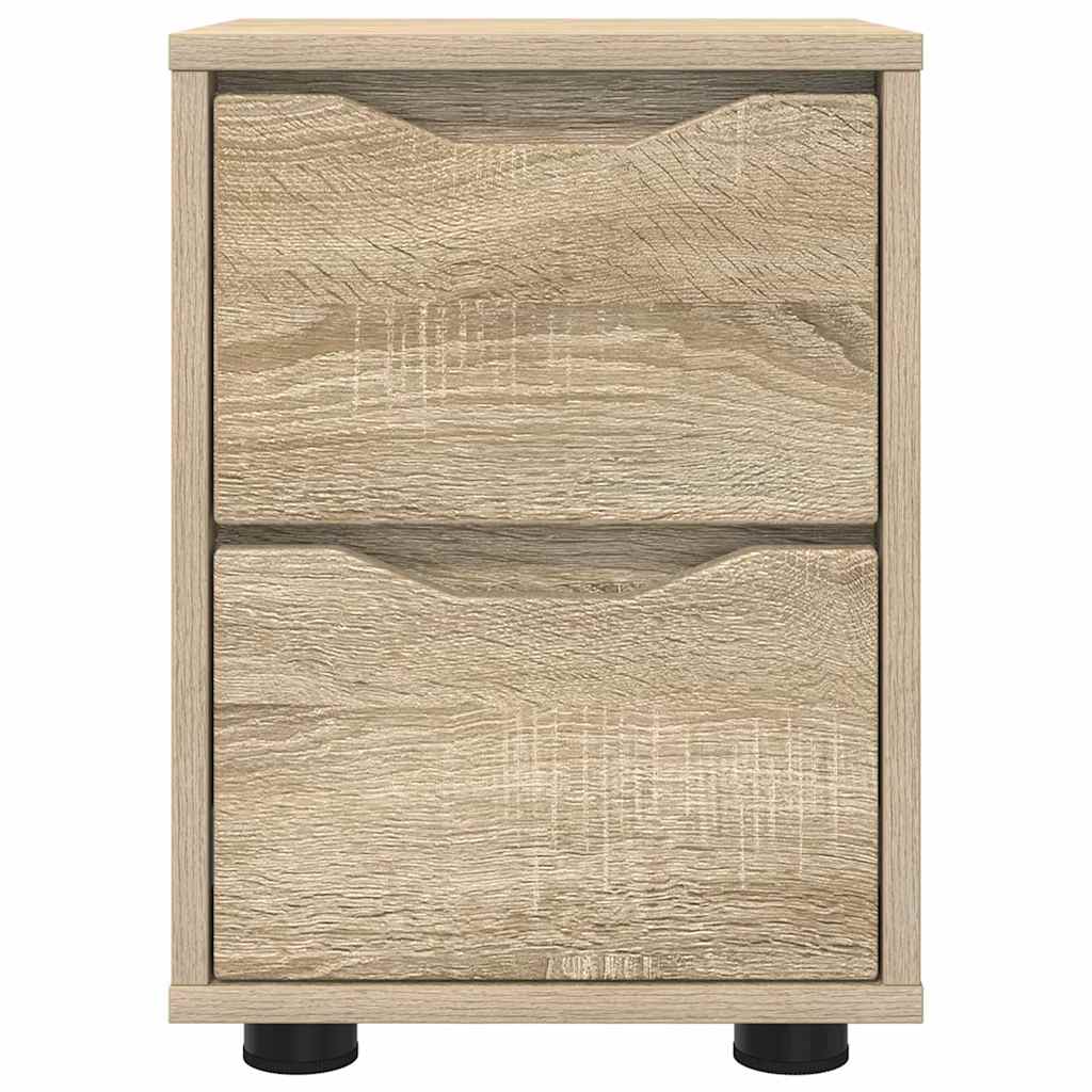 Noćni ormarići s ladicama 2 pcs Sonoma hrast 30,5 x 30 x 43 cm