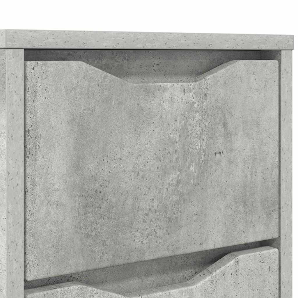 Noćni ormarić Betonski sivi 30,5 x 30 x 43 cm Konstruirano drvo