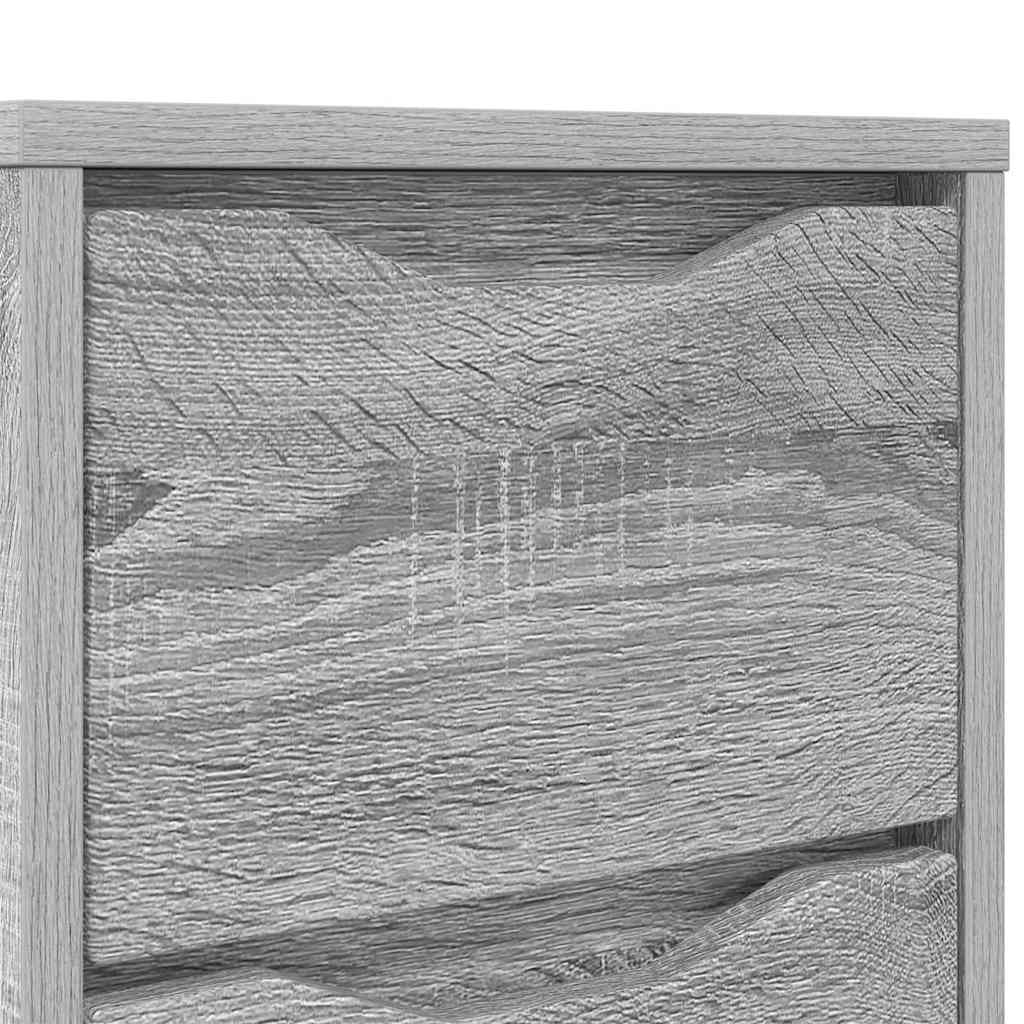 Noćni ormarić Siva Sonoma 30,5 x 30 x 43 cm Konstruirano drvo