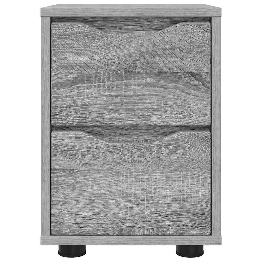 Noćni ormarić Siva Sonoma 30,5 x 30 x 43 cm Konstruirano drvo