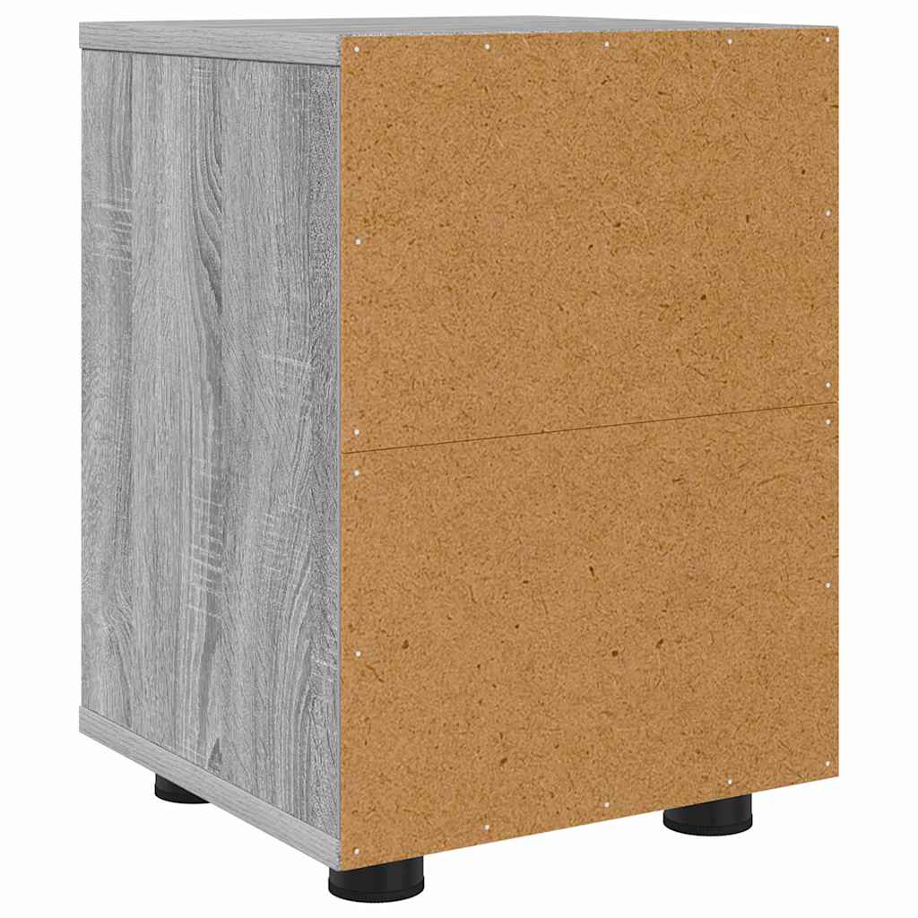 Noćni ormarići s ladicama 2 pcs Siva Sonoma 30,5 x 30 x 43 cm
