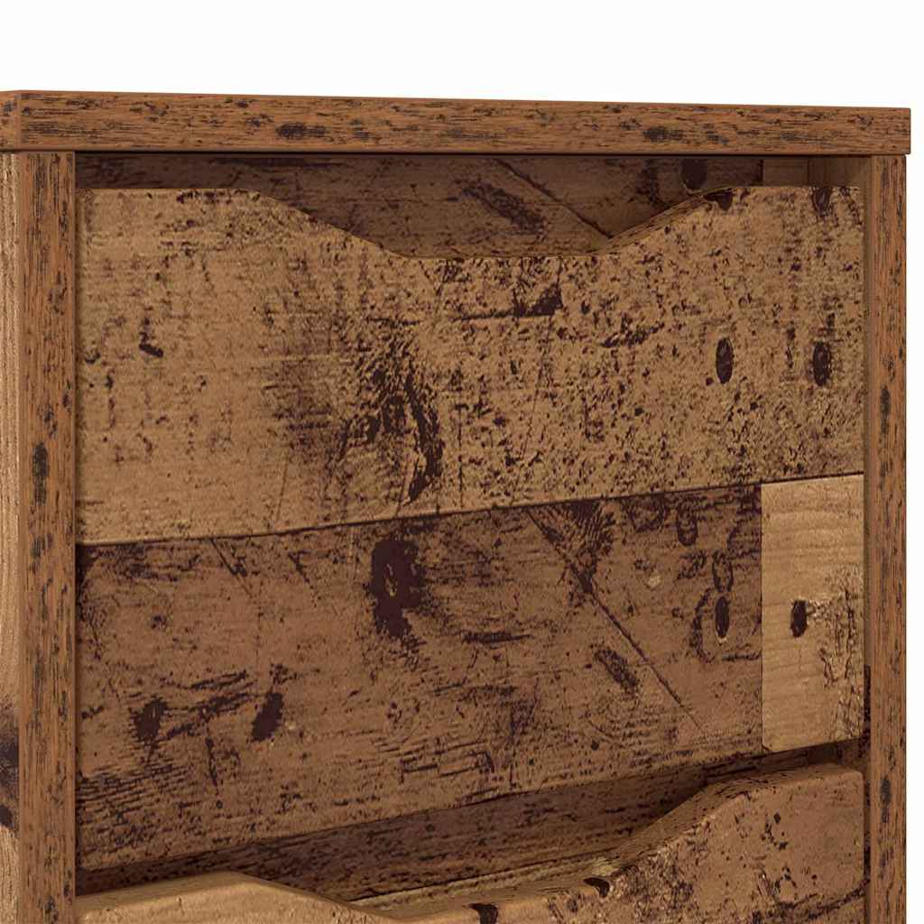 Noćni ormarić Staro drvo 30,5 x 30 x 43 cm Konstruirano drvo