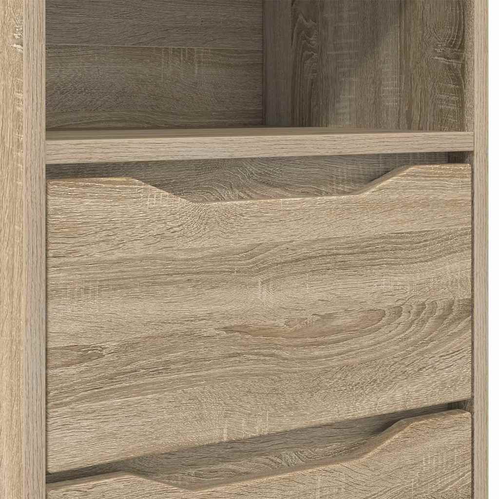 Noćni ormarići s ladicama 2 pcs Sonoma hrast 40 x 30 x 467 cm