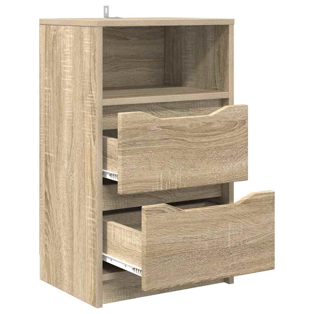 Noćni ormarići s ladicama 2 pcs Sonoma hrast 40 x 30 x 467 cm