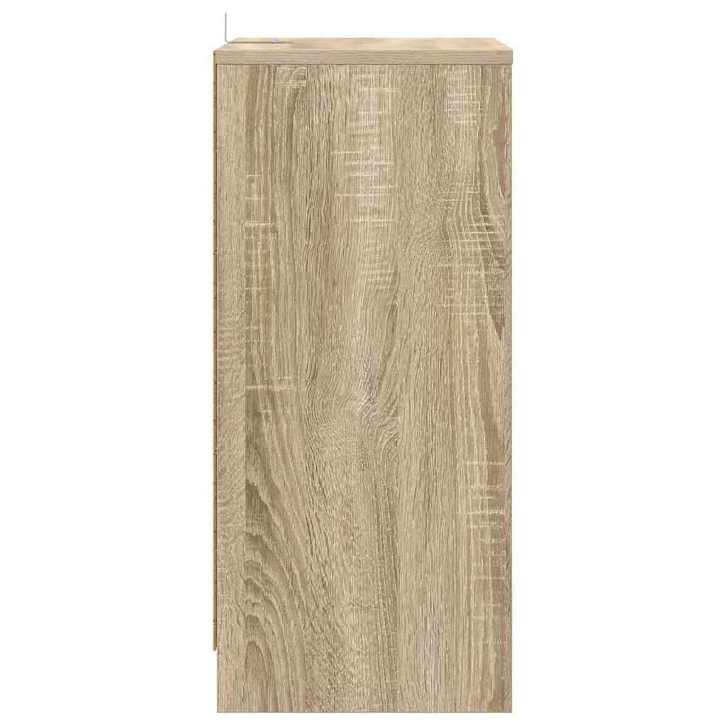 Noćni ormarići s ladicama 2 pcs Sonoma hrast 40 x 30 x 467 cm