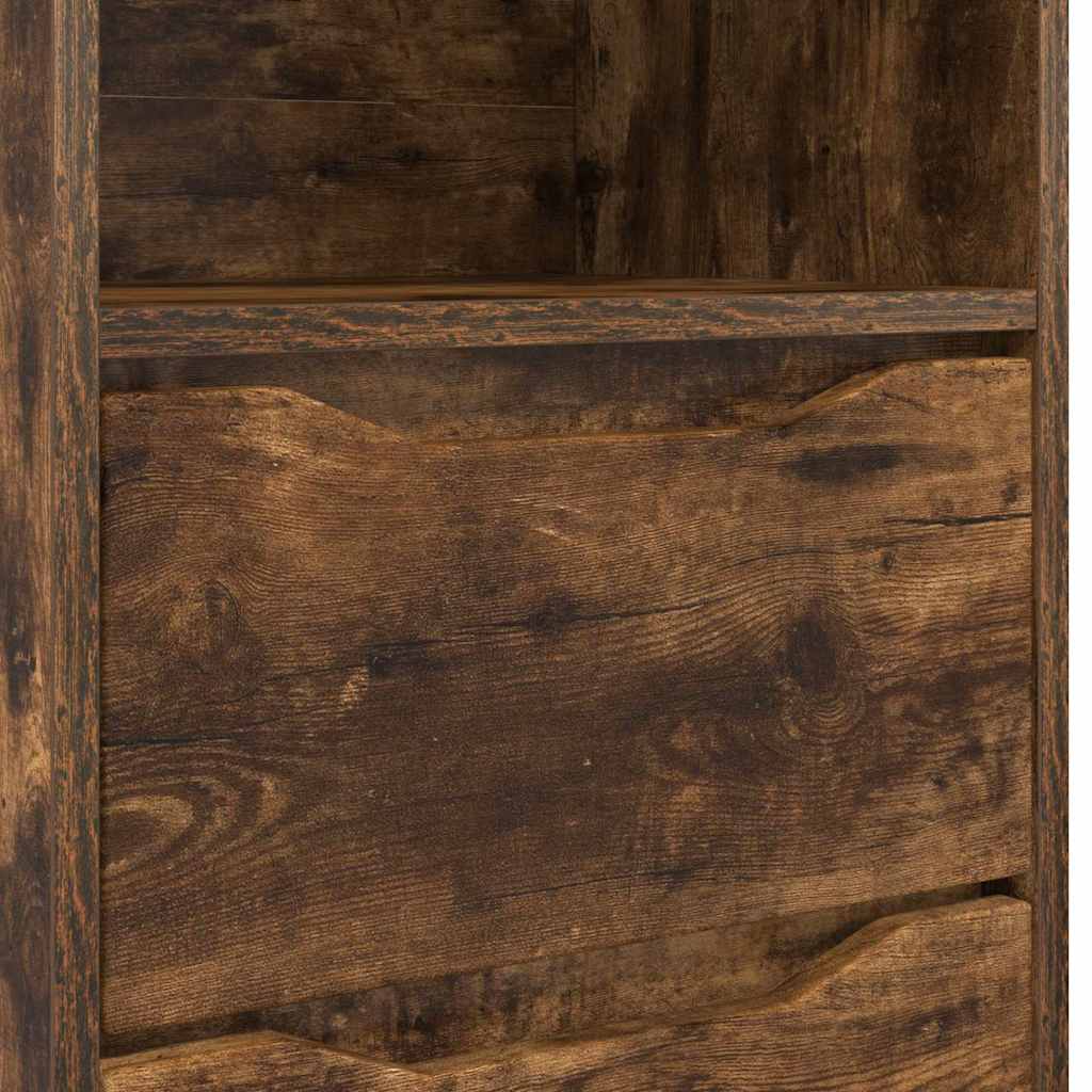Noćni ormarići s ladicama 2 pcs Dimljeni hrast 40 x 30 x 467 cm
