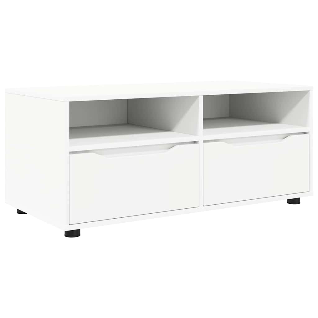 TV ormar s ladicama Bijelo 100 x 48 x 43 cm Konstruirano drvo
