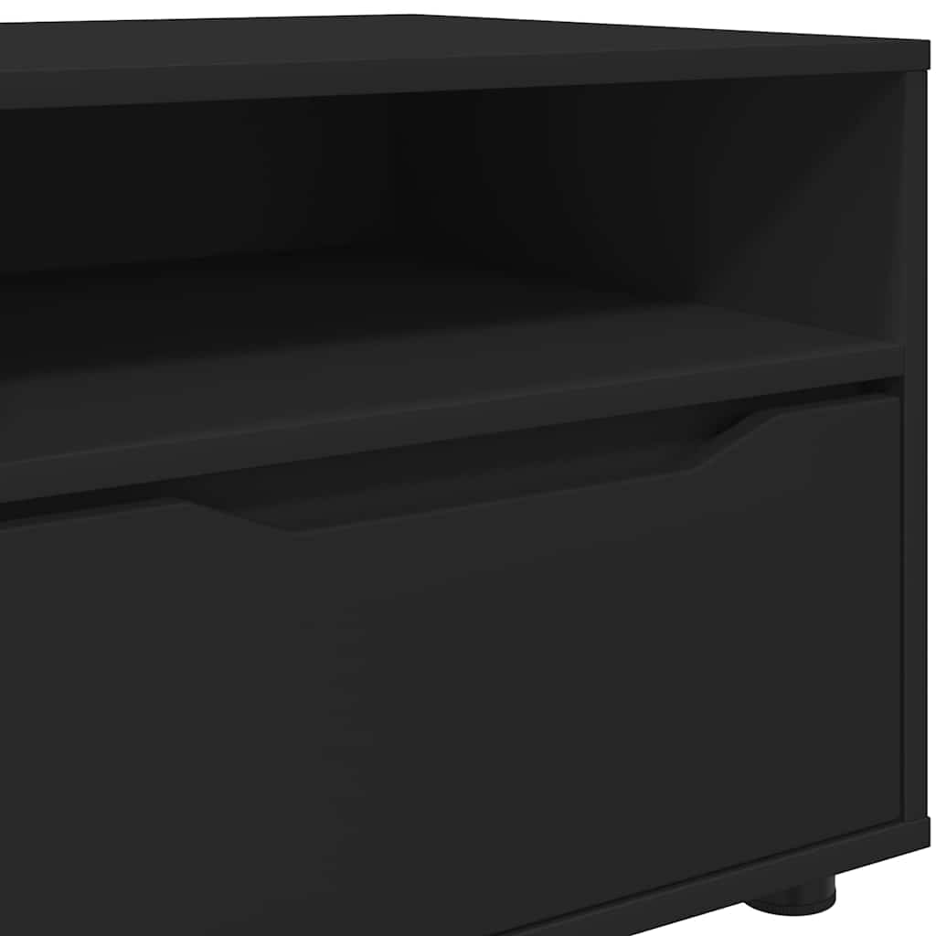 TV ormar s ladicama Crna 100 x 48 x 43 cm Konstruirano drvo