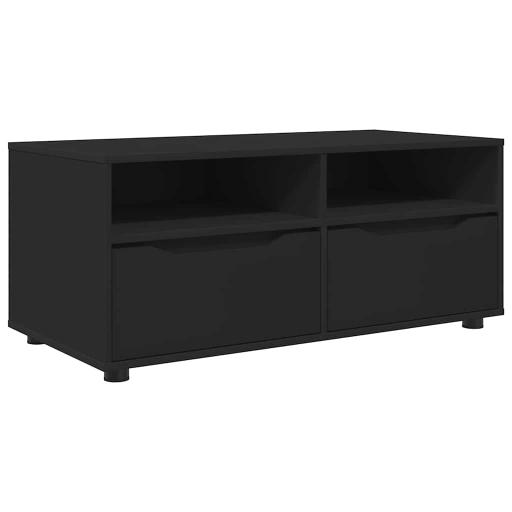 TV ormar s ladicama Crna 100 x 48 x 43 cm Konstruirano drvo