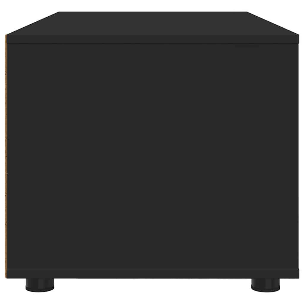 TV ormar s ladicama Crna 100 x 48 x 43 cm Konstruirano drvo