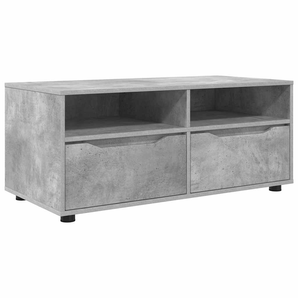 TV ormar Betonski sivi 100 x 48 x 43 cm Konstruirano drvo
