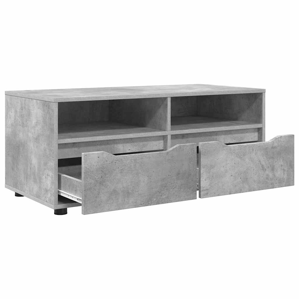 TV ormar Betonski sivi 100 x 48 x 43 cm Konstruirano drvo