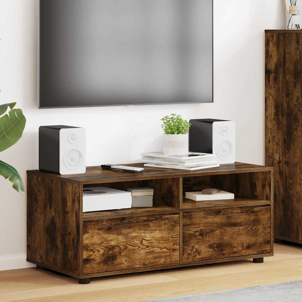 TV ormar Dimljeni hrast 100 x 48 x 43 cm Konstruirano drvo