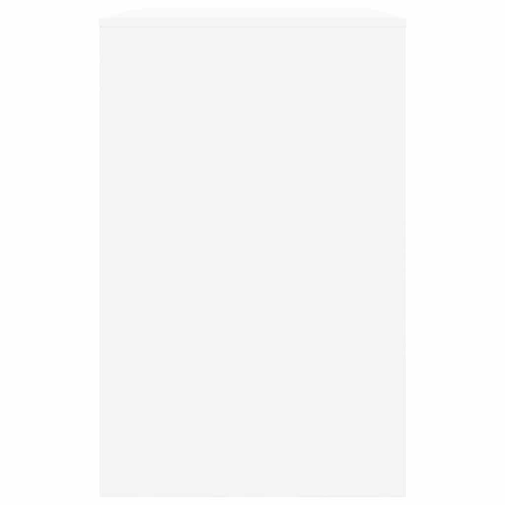 Stol s ladicama Bijeli 100 x 50 x 78 cm Konstrukcijsko drvo