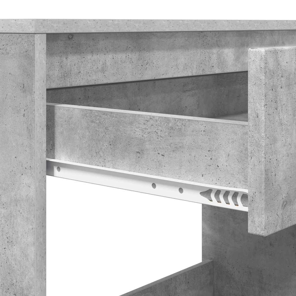 Stol Betonsko Siva 100 x 50 x 78 cm Konstrukcijsko drvo
