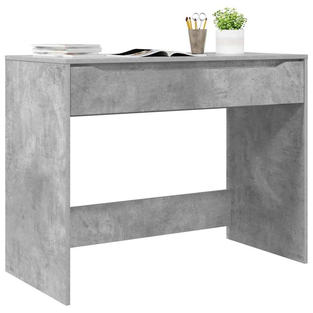 Stol Betonsko Siva 100 x 50 x 78 cm Konstrukcijsko drvo