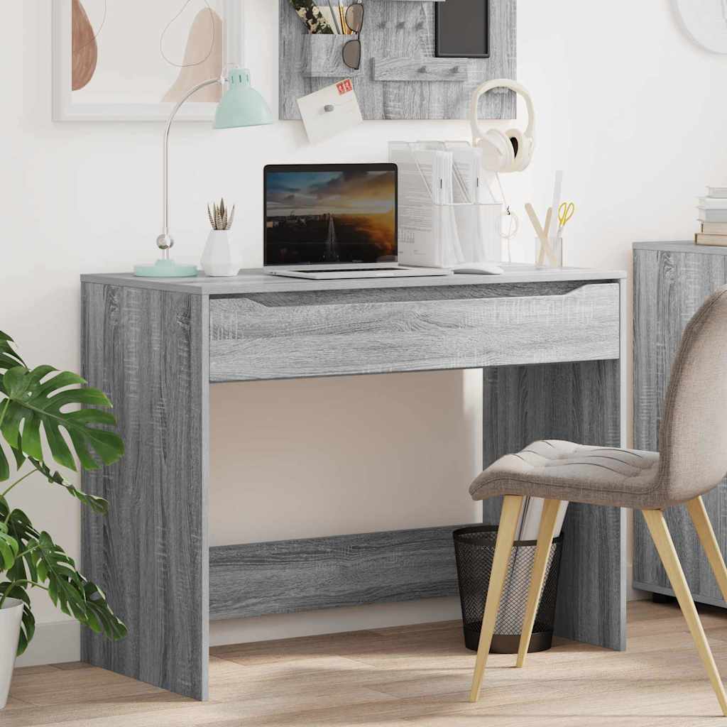 Stol Sivi Sonoma 100 x 50 x 78 cm Konstrukcijsko drvo